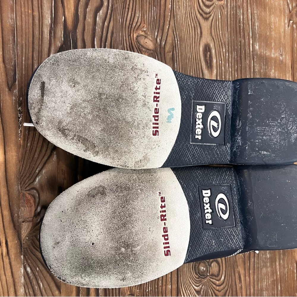 Stylish Navy Blue & White bowling shoes Slide-Rite by Dexter - Picture 6 of 7